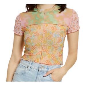 BP Patchwork Mesh Top NWT